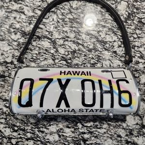 Little Earth Fender Hawaii License plate purse